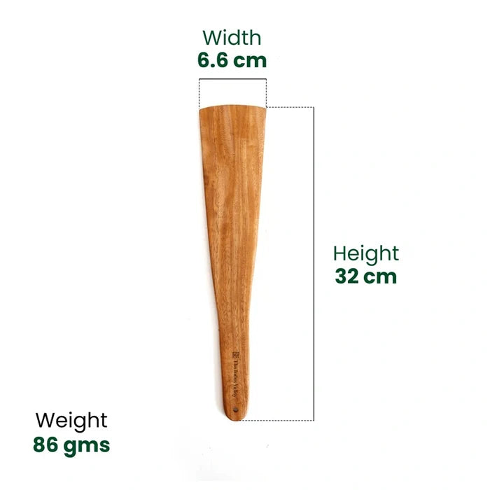 100% Natural Neem Wood Cooking & Serving Spoons/Spatula/Ladles, Set of 7, Toxin-free, Anti-microbial