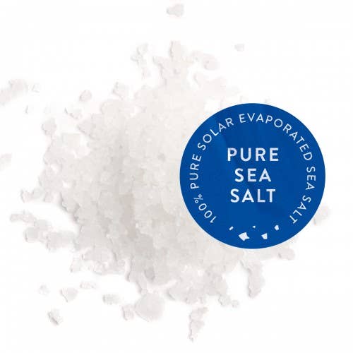 100% Pure Amagansett Sea Salt (8 oz jar) w/ bamboo spoon
