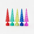 180 Degree Revolving Lighted Glass Tree