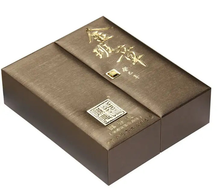 2013 ChenShengHao "Jin Ban Zhang" (Golden Banzhang ) Brick 1000g Puerh Raw Tea Sheng Cha - King Tea Mall