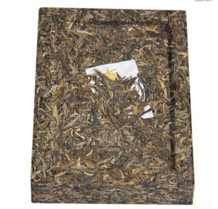 2013 ChenShengHao "Jin Ban Zhang" (Golden Banzhang ) Brick 1000g Puerh Raw Tea Sheng Cha - King Tea Mall