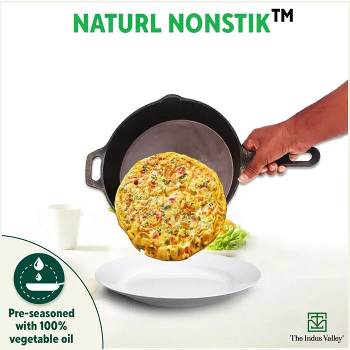 cast iron induction fry pan