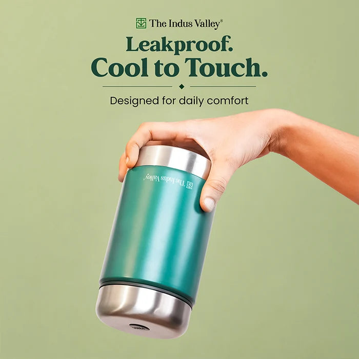 304 Stainless Steel Vacuum Insulated Food Jar 540ml | Leak-Resistant, Hot & Cold