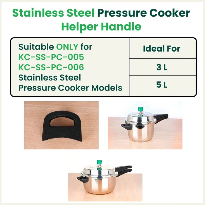 3.0L & 5.0L Stainless steel Outer Lid Pressure Cooker Helper Handle