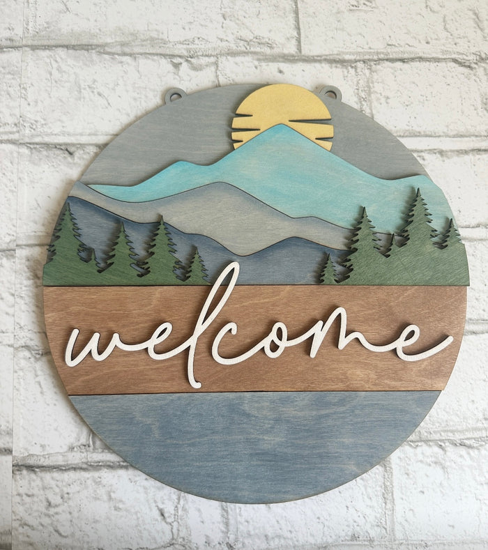 WELCOME WITH MOUNTAINS