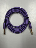 10ft. Braided Instrument Cable Purple