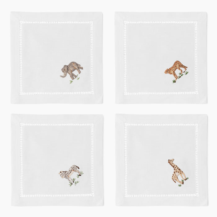African Animals Cocktail Napkins