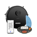 AGARO Imperial Robot Vacuum Cleaner with Mop in Black with 10000Pa Suction Power