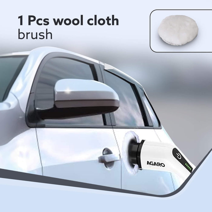 AGARO 10-piece replacement attachment set with brushes and cleaning pads for spin scrubber
