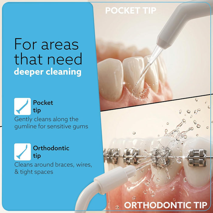 AGARO Ultra Plus Cordless Water Flosser, 200 ml Tank, 4 Cleaning Modes, 5 Nozzles, IPX7 Waterproof Oral Irrigator