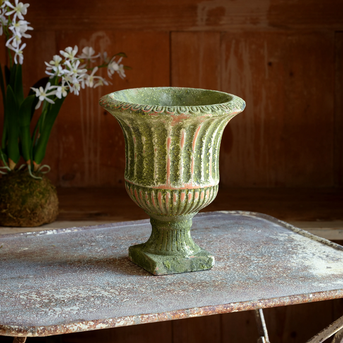 Aged Garden Urn Large