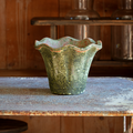 Aged Ruffled Edge Pots Set/4