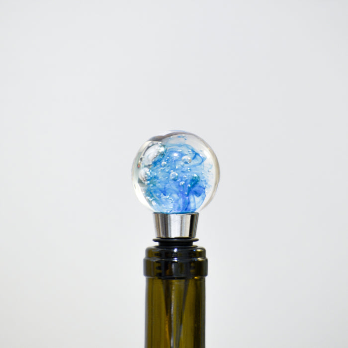 Agua Bubbles Wine Topper