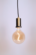 Alamere Plug-in Pendant Black and Mavisten Brass