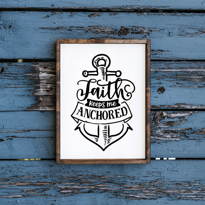 "Faith Keeps Me Anchored"
