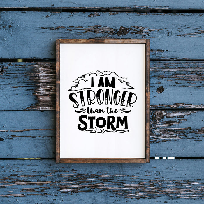 "I Am Stronger Than the Storm"