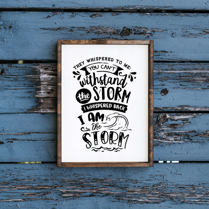 "I Am the Storm"