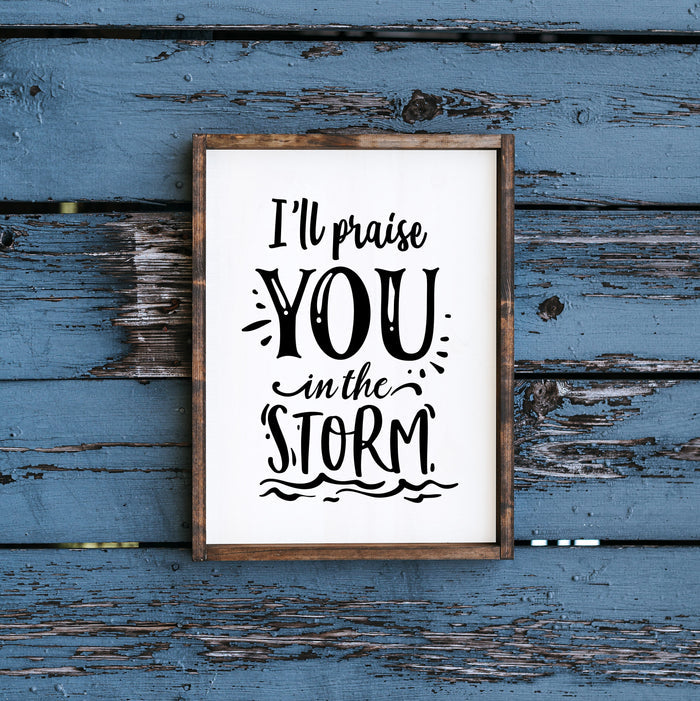 "I'll Praise You in the Storm"