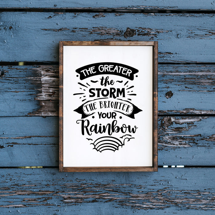"The Greater the Storm"