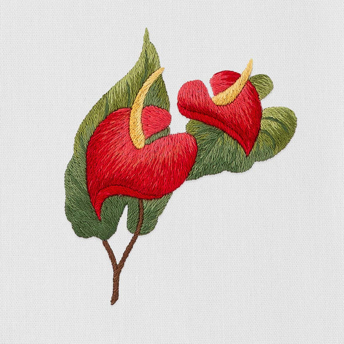 Anthurium Hand Towel - SAMPLE