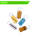 Antique Wooden Tennis Racquet Keychain