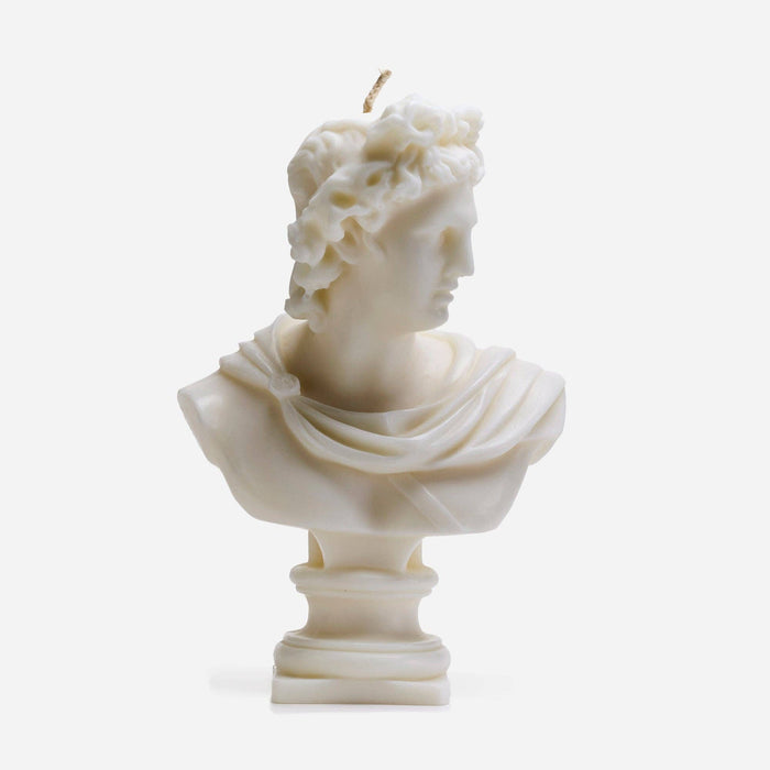 Apollo Bust Candle