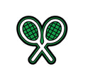 Athletics-Tennis Rackets Crossed