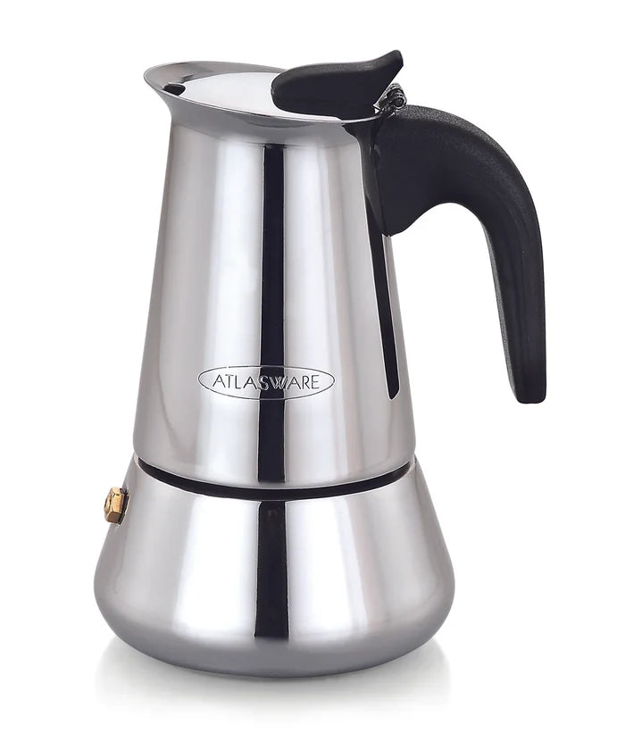 ATLASWARE Stainless Steel Espresso Coffee Percolator 10 cups