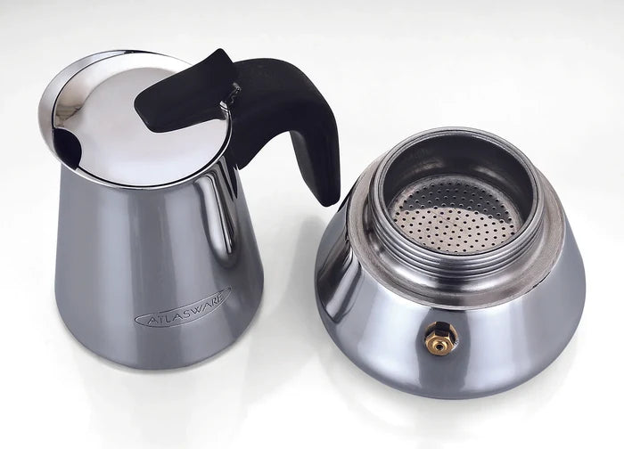 ATLASWARE Stainless Steel Espresso Coffee Percolator 10 cups