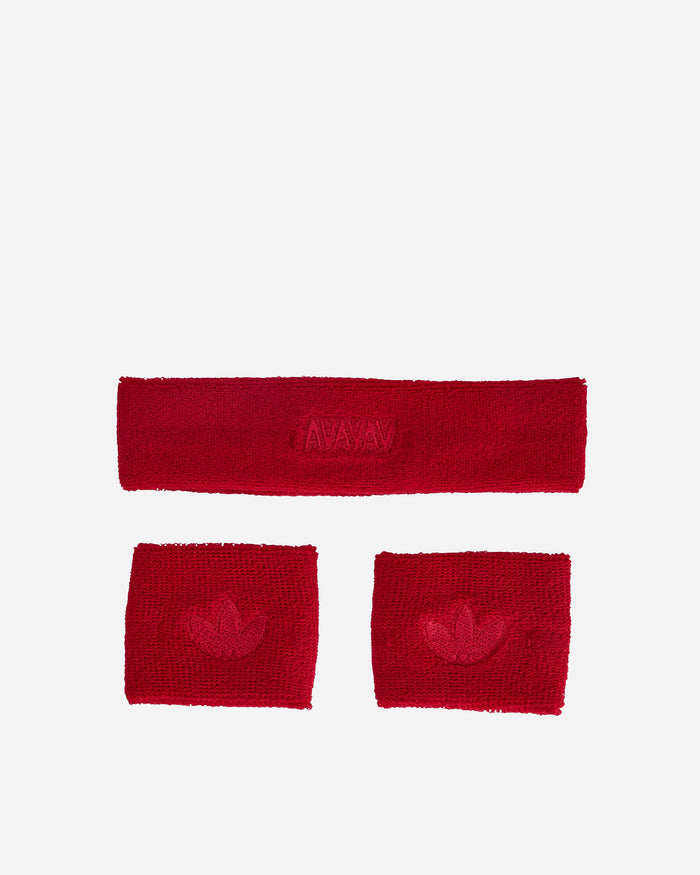 adidas Avavav Band Set Team Victory Red Gloves and Scarves Bandanas KF4966