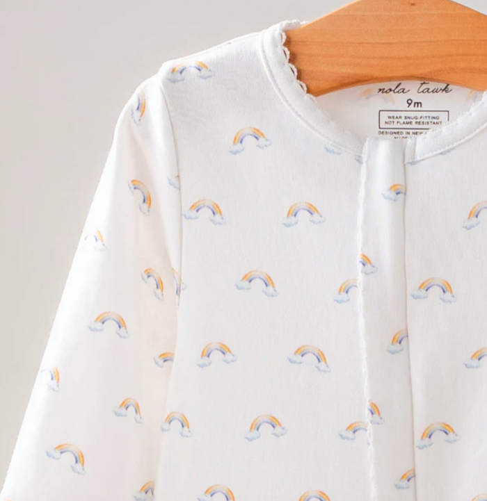 Baby Basics: Baby Basics: Rainbow Bliss Organic Cotton Baby Pajama