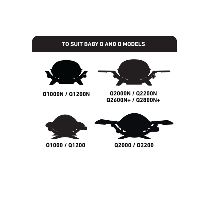 Baby Q®/Weber® Q® (G2/G3) Compact BBQ Stand