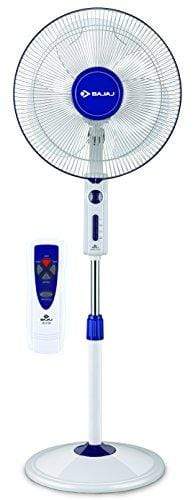 Bajaj Victor VP-R01 400mm Pedestal Fan (White/Blue) - KITCHEN MART