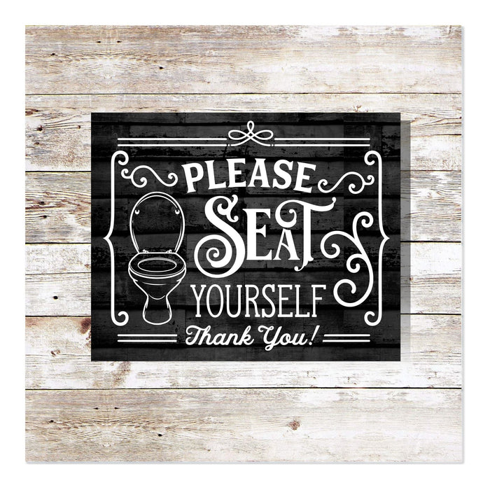 Seat Yourself 14" x 12"