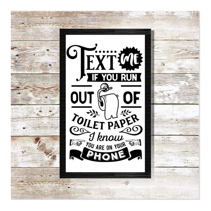 Text Me 18" x 11" Framed