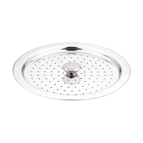 Bergner Argent Triply Multi-Kadai Set 6L - Stainless Steel, Induction Ready + Accessories & 5-Yr Warranty