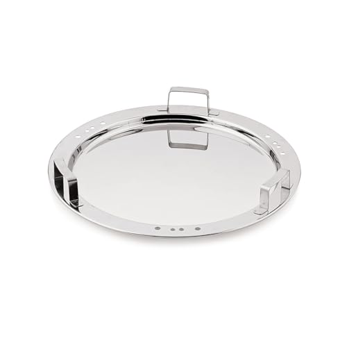 Bergner Argent Triply Multi-Kadai Set 6L - Stainless Steel, Induction Ready + Accessories & 5-Yr Warranty