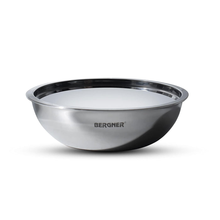 BERGNER Argent TriPly stainless steel tasra with matching lid induction ready cookware