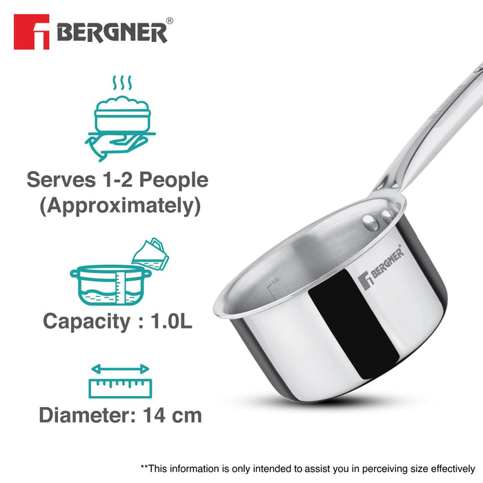 Stainless steel tope and teapan set with mirror finish
