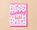 Birthday Babe Greeting Card - Barbie