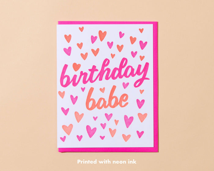 Birthday Babe Greeting Card - Barbie
