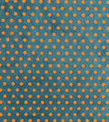 Blue & Orange Dots Wrapping Paper Sheet