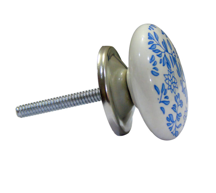 Blue Shabby Ceramic knobs