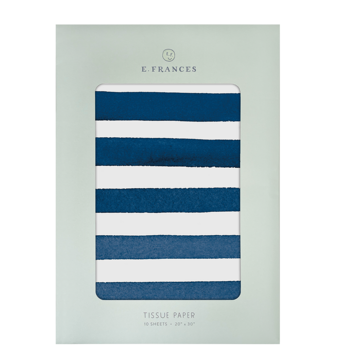 Blue Stripe Tissue Paper | Gift Wrap