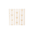 Bow Cocktail Napkins, Small Gold