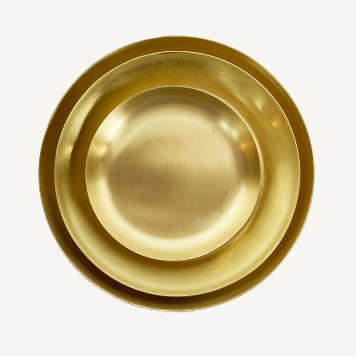 Brass Stacking Tray Set | Civil Alchemy | Hosting Tray Set | Brass Kitchen Set | Golden Rule Gallery | Excelsior, MN