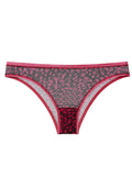 Pink Italian Cut Bikini, Soire Confidence Printed Brazilian Minikini