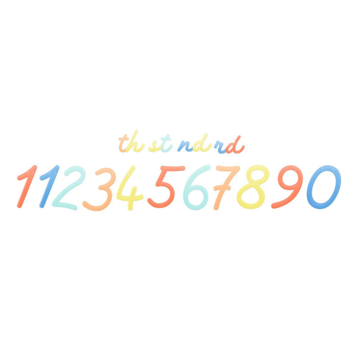 Bright Personalizable Birthday Garland Set