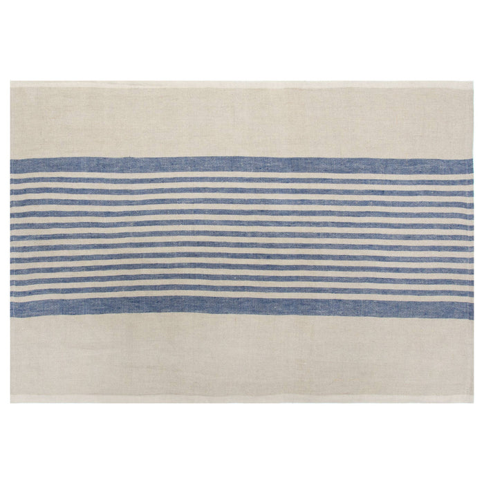 Brittany Natural & Blue Tea Towels 20x30 - Set of 2