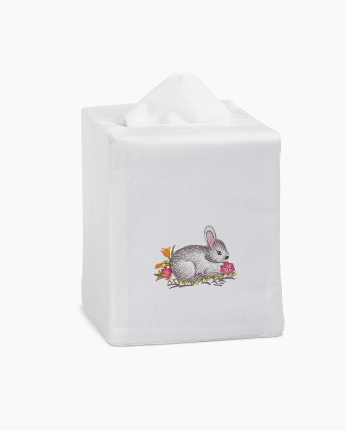 Bunny Gray Tissue Box Cover